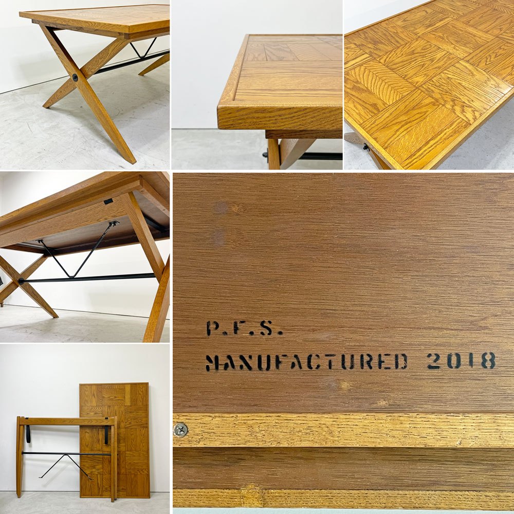 パシフィックファニチャーサービス P.F.S オペレーションBテーブル OPERATION B TABLE Lサイズ ダイニングテーブル W152cm 定価￥181,500- ●