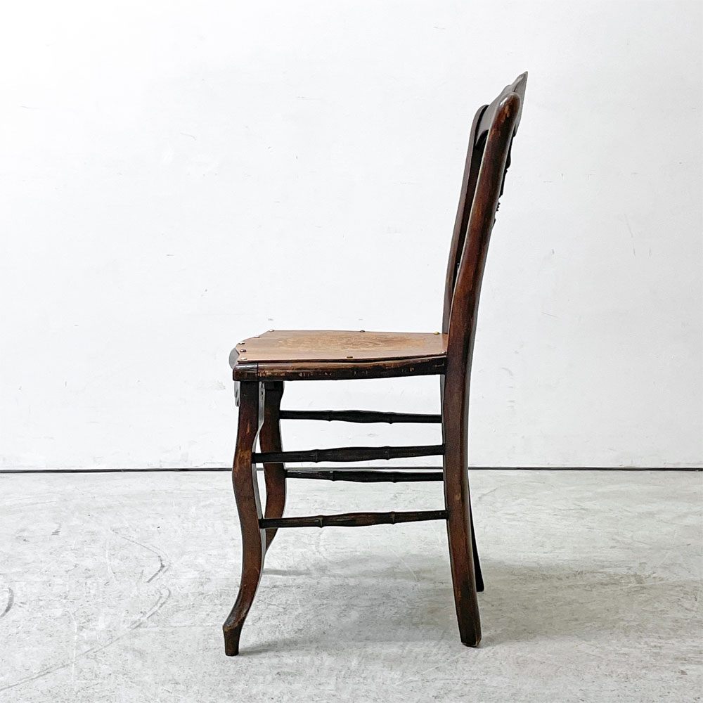 フランス ビンテージ French Vintage ロココスタイル ベントウッドチェア クラシカル 猫脚 カントリー シャビーシック ●