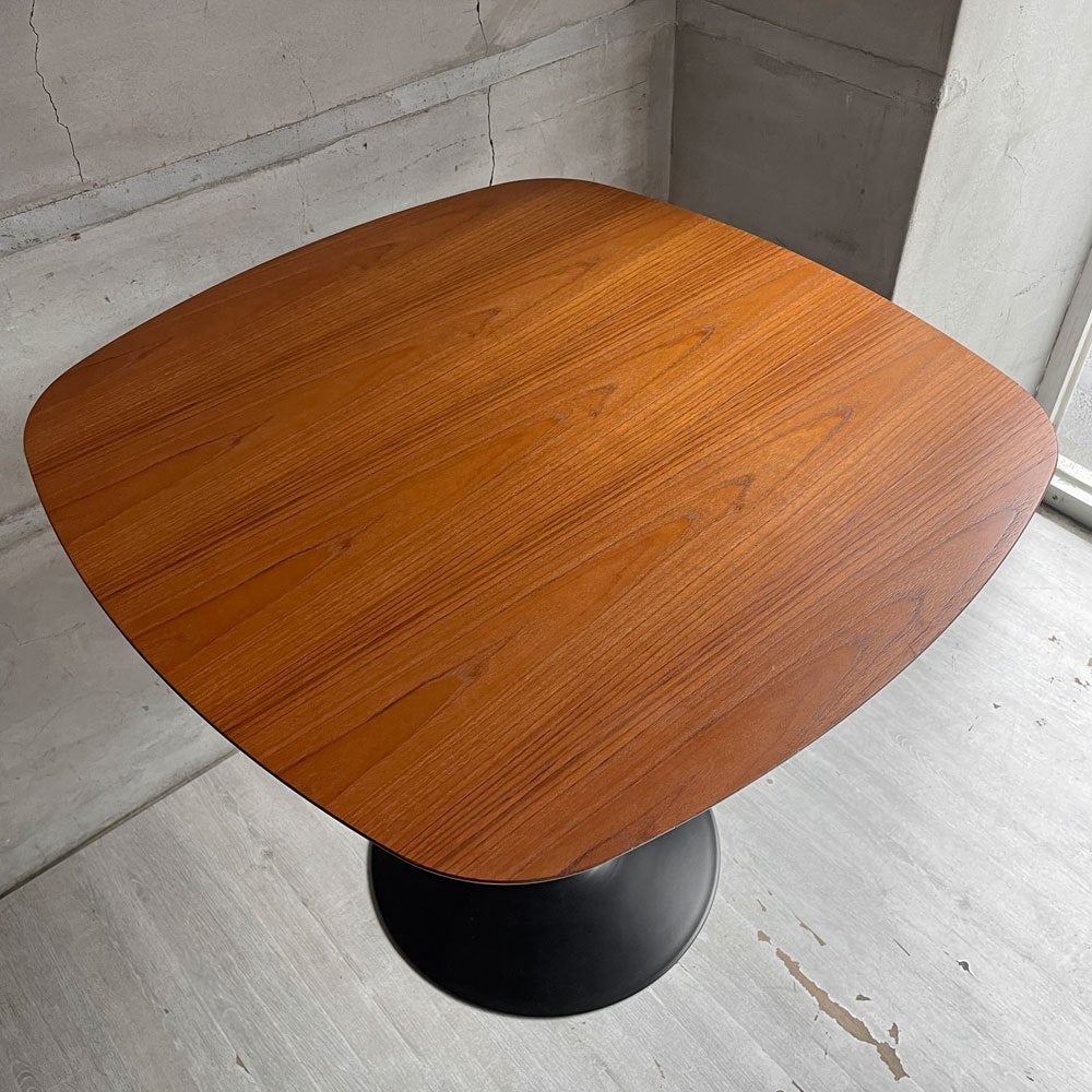 グラフ graf プランクトンテーブル Plankton table ダイニングテーブル カフェテーブル チーク材天板 スチール脚 定価￥85,800- ♪