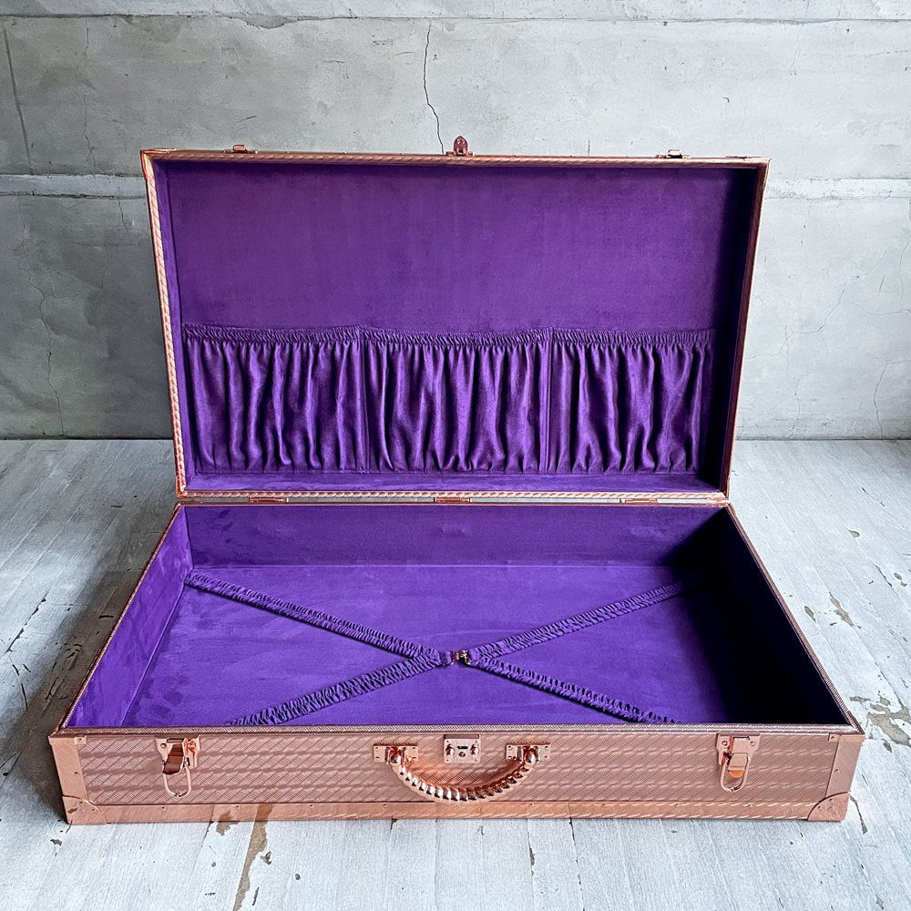 バルス東京 BALS トラベルトランク Travel Trunk Lサイズ コッパーカラー テーブル オブジェ 鍵付き 森田恭通 廃番希少♪