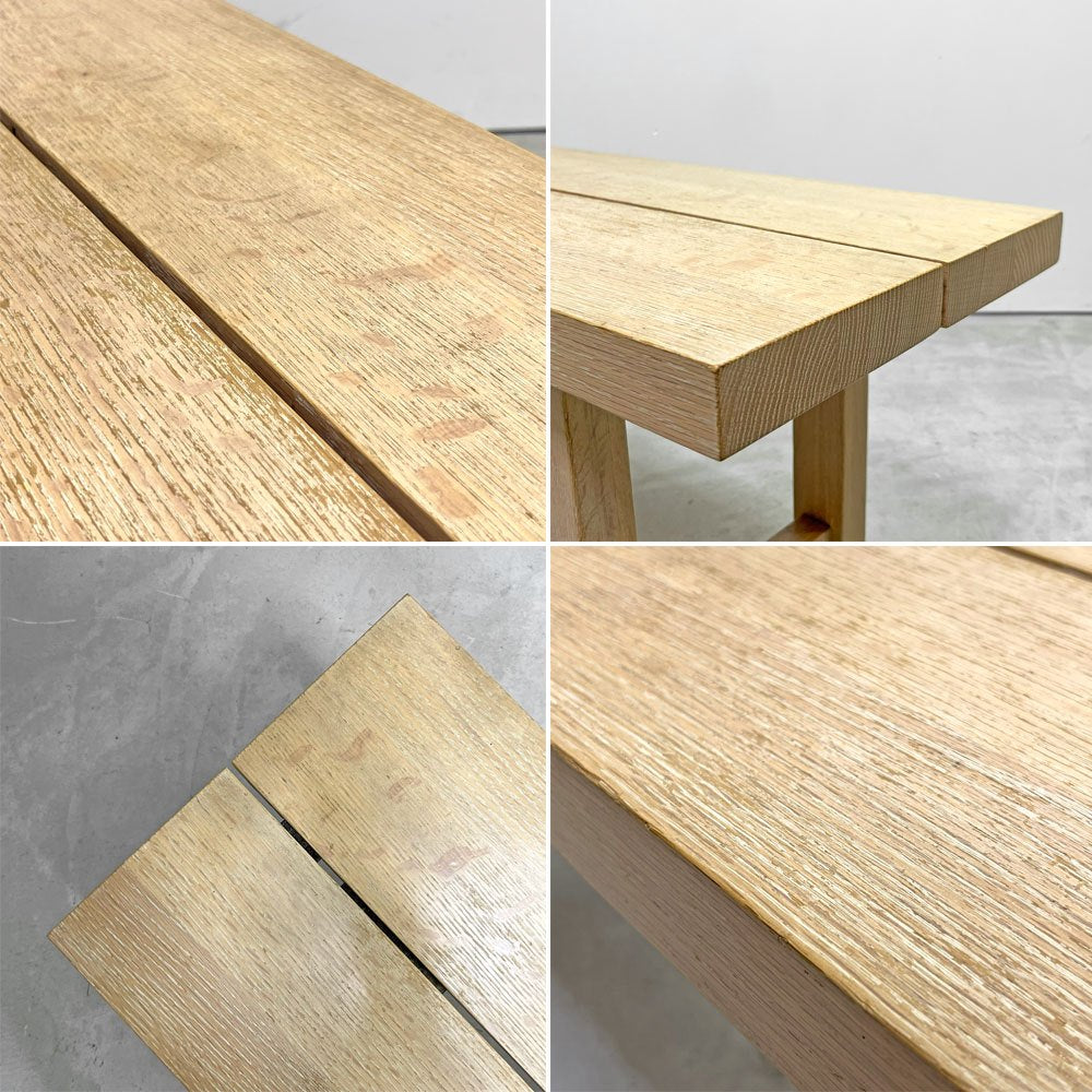 アクタス ACTUS スローハウス SLOW HOUSE ジャルビ JARVI ベンチ リビングテーブル レッドオーク材 W115cm ナチュラルスタイル ●
