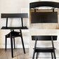 ワオ WOW ハーフチェア half chair オーパスワン Op.1 ホワイトアッシュ材 ブラック 引出し付 チョン・ウジン 旭川家具 定価￥62,700- ◎