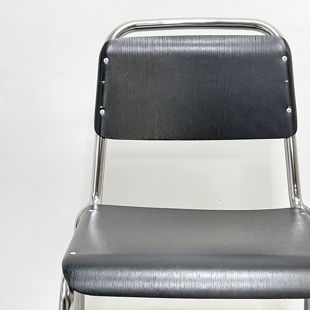 ヘイ HAY ハーフタイムチェア HALFTIME CHAIR ダイニングチェア スタッキング プライウッド スチール ブラック 北欧 デンマーク モダン 現状品 A ●