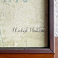 マイケル・ミュラン Michael Mullan キャンバスアート USA Modern Blue アートプリント 90×62cm スチールフレーム 額装品 〓