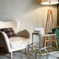 イデー IDEE ラビットラウンジ LOVE-IT LOUNGE ラウンジチェア 1pソファ ラムース生地 アイボリー ■