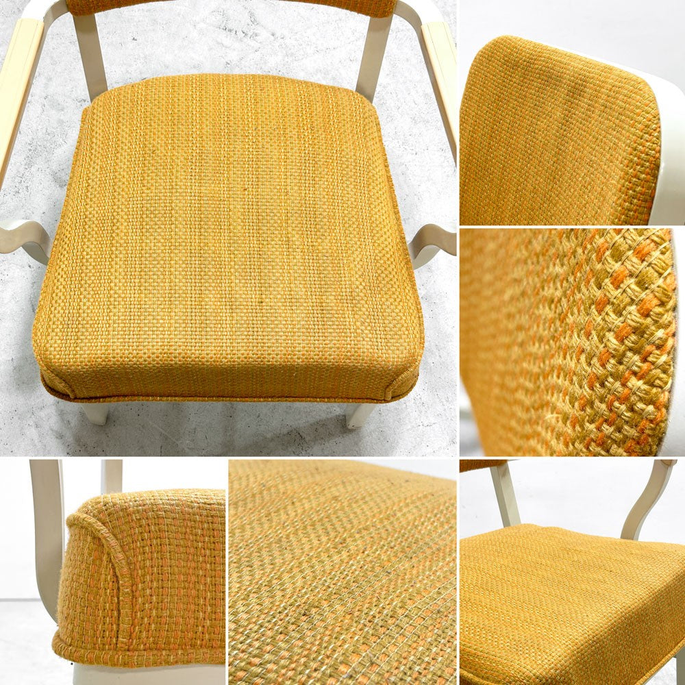スチールケース Steelcase タンカーチェア ペインテッドスチール × ファブリック US ビンテージ Vintage レトロ インダストリアル ●