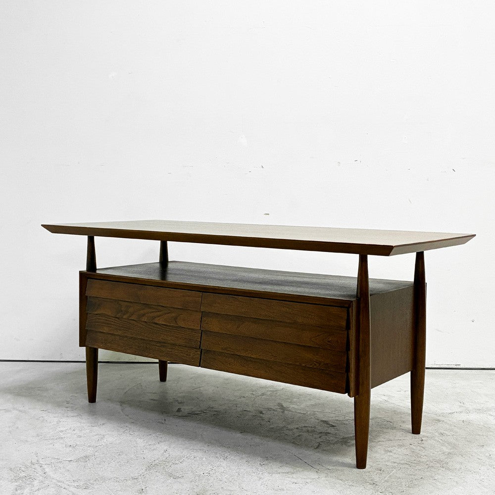アクメファニチャー ACME Furniture カーディフ CARDIFF テレビボード 2ドロワー W116cm オーク材 廃盤 ●