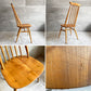 アーコール Ercol ゴールドスミス ダイニングチェア ハイバック スティックバック エルム材 ビーチ材 ナチュラルカラー UKビンテージ 英国家具 ♪