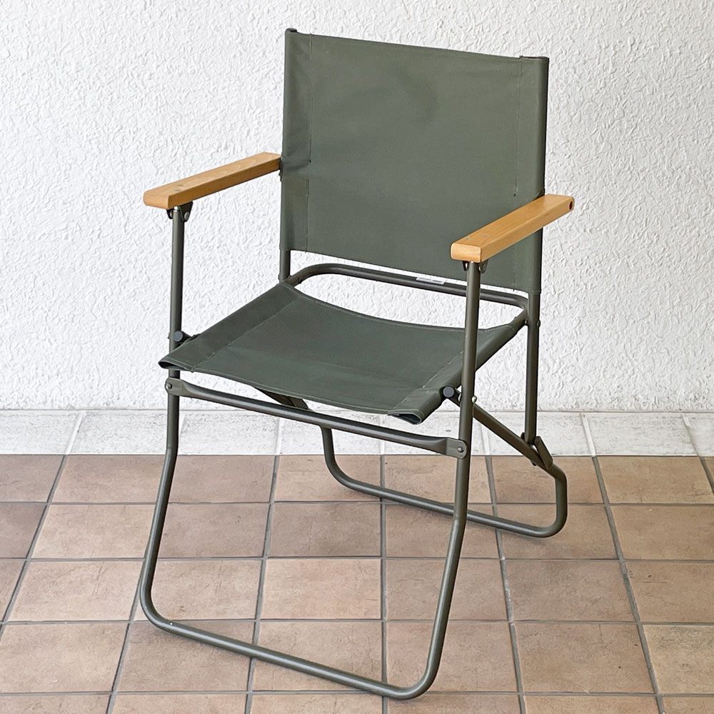 ローバーチェア フォールディングチェア アームチェア 折り畳み アルミ リップストップ イギリス軍 ミリタリー TOC社製 B ◇