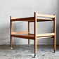 デンマーク ビンテージ Danish Vintage オーク材 ワゴン トローリー 2段 キャスター付き W71.5cm 北欧家具 北欧ビンテージ ■