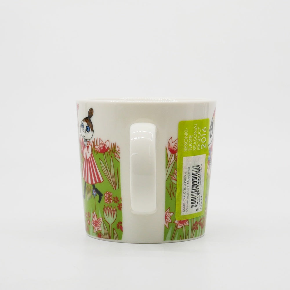 アラビア ARABIA ムーミンマグ MOOMIN ミッドサマー 2016年 夏限定 フィンランド 北欧食器 箱付き ●