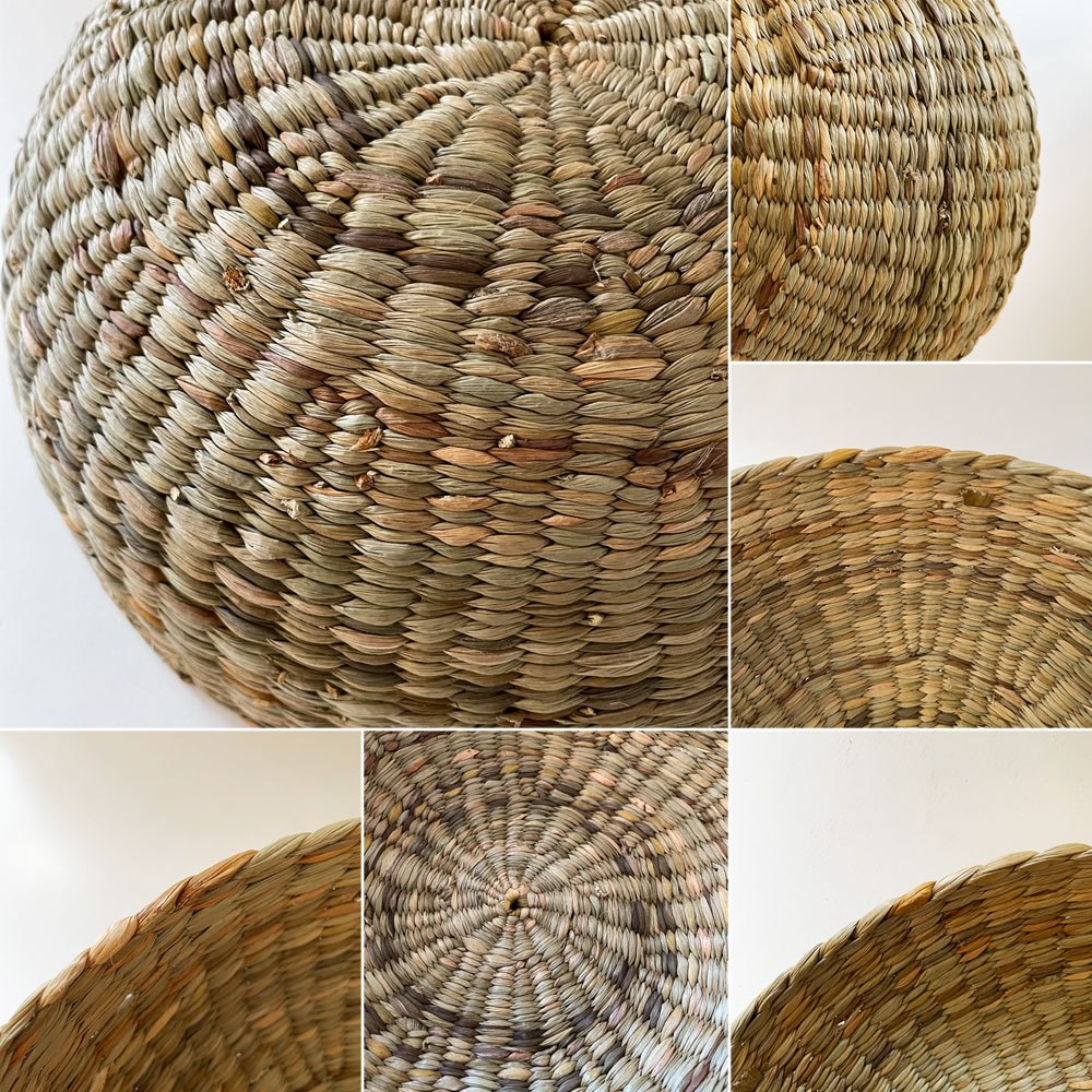 SPACE A&CO 水草 バスケット Φ28.5cm イギリス製 旧shop281 有元葉子 B ◎