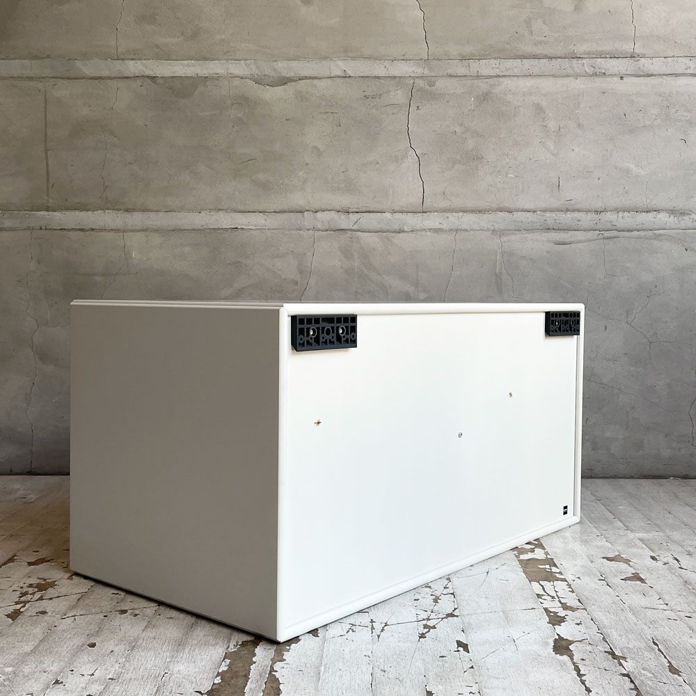 モンタナ MONTANA システムシェルフユニット SYSTEM SHELF UNIT キャビネット プッシュラッチ 木製扉 ホワイト デンマーク ♪