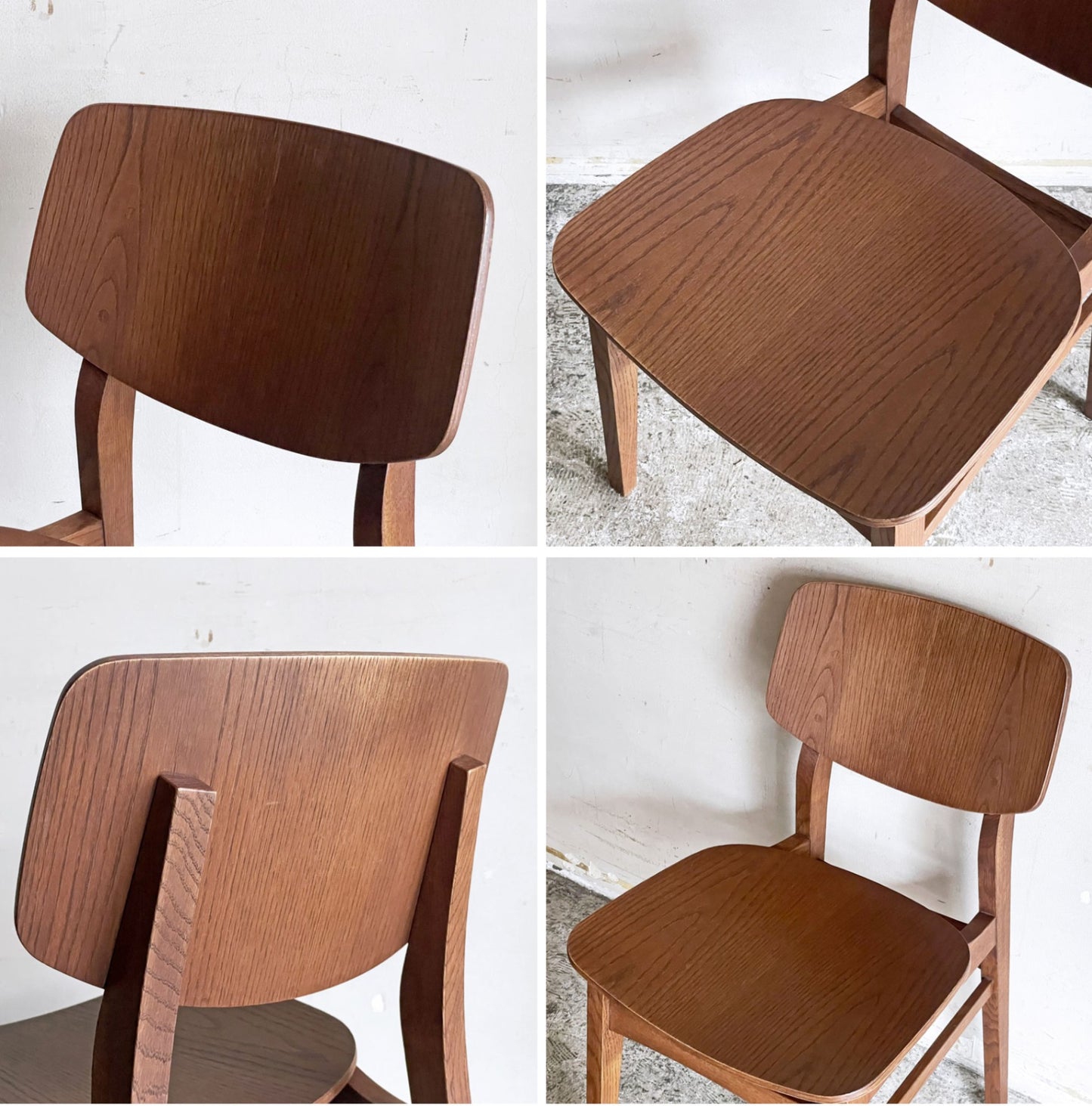 トラックファニチャー TRUCK FURNITURE トーチチェア TORCH CHAIR ダイニングチェア オーク材 ウッドシート ブラウン B ■