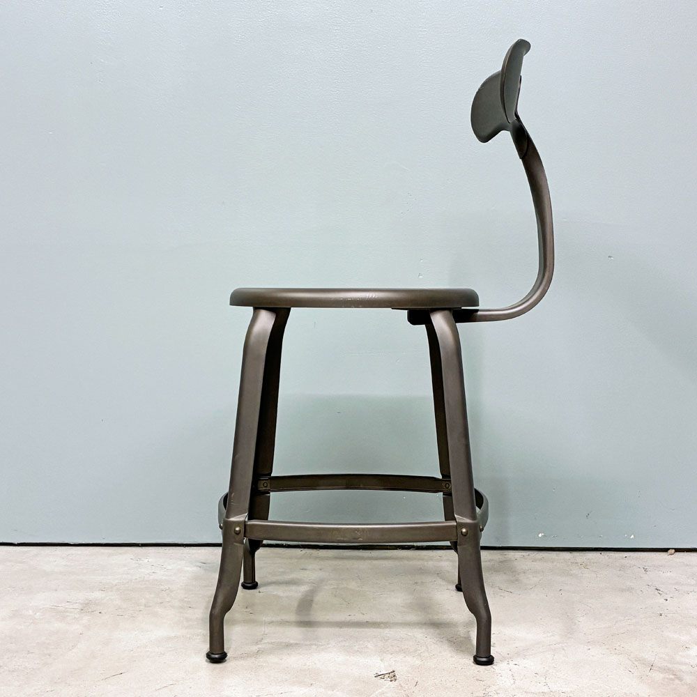 フェールトラヴァイユ FER TRAVAIL ニコルチェア NICOLLE Chair SH45cm ダイニングチェア スチール マットクリア仕上げ 別注モデル インダストリアル フランス A ◎