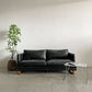 アクタス ACTUS ファイブバイファイブ five by five S1378 2.5シーターソファ W195cm 本革 ブラックレザー 廃番 〓