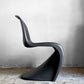 ヴィトラ vitra パントンチェア ダイニングチェア スタッキングチェア ディープブラック ヴェルナー・パントン Panton ミッドセンチュリー スペースエイジ ■