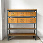 トラックファニチャー TRUCK FURNITURE AG シェルフ AG SHELF S ＋ AG BOX L 6個 ナラ材 オーク材 スチール インダストリアル 定価￥250,800- ★