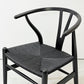 カールハンセン＆サン Carl Hansen & Son CH24 Yチェア ブラックラッカー×ブラックペーパーコード ビーチ材 ハンス・J・ウェグナー デンマーク 北欧家具 C ●