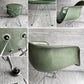 ハーマンミラー Herman Miller アームシェルチェア 現行FRP製 ファイバーグラス ダークシーフォーム エッフェルベース C&R イームズ ミッドセンチュリー ♪