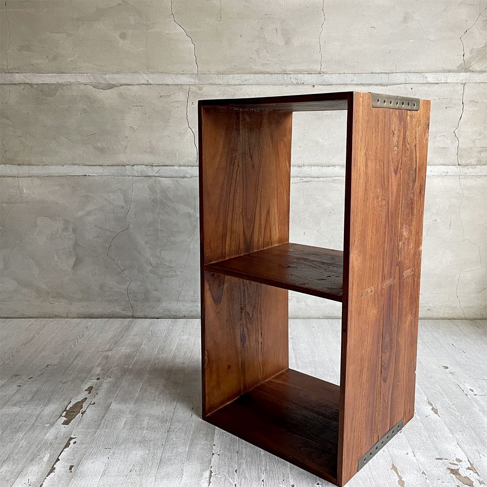 アクメ ファニチャー ACME furniture ディーボディ d-Bodhi トロイ TROY S オープンシェルフ 2段 チーク古材 インダストリアルテイスト B  ♪