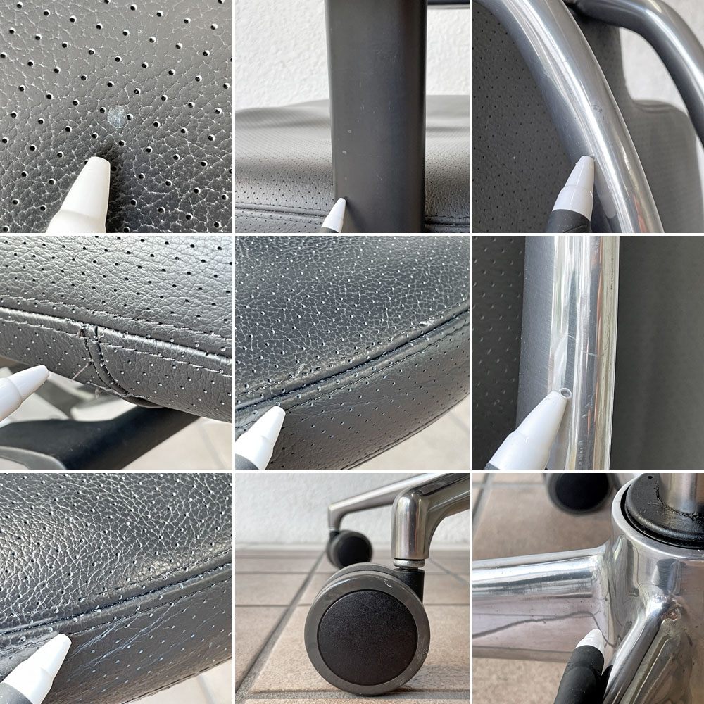 ヴィトラ vitra ヘッドライン Headline デスクチェア オフィスチェア 本革 マリオ・ベリーニ＆クラウディオ・ベリーニ グッドデザイン賞 ◇