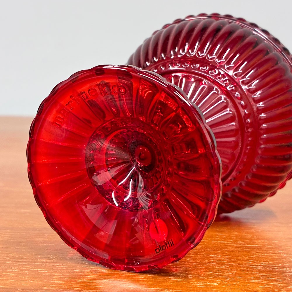 イッタラ iittala マリメッコ marimekko マリスコーリ Mariskooli マリボウル レッド Sサイズ 12cm ◎