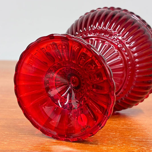 イッタラ iittala マリメッコ marimekko マリスコーリ Mariskooli マリボウル レッド Sサイズ 12cm ◎