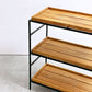 イデー IDEE ジャティ トゥア シェルフ JATI TUA SHELF オールドチーク無塗装 スチールフレーム ●