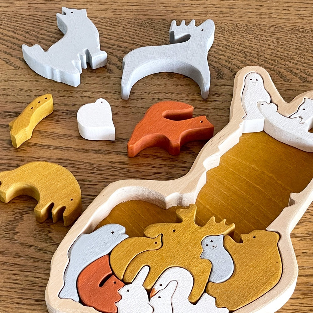 カンパニー COMPANY アニマルズ オブ フィンランド パズル Animals of Finland Puzzle パズル バーチ材 フィンランド 北欧雑貨 ■