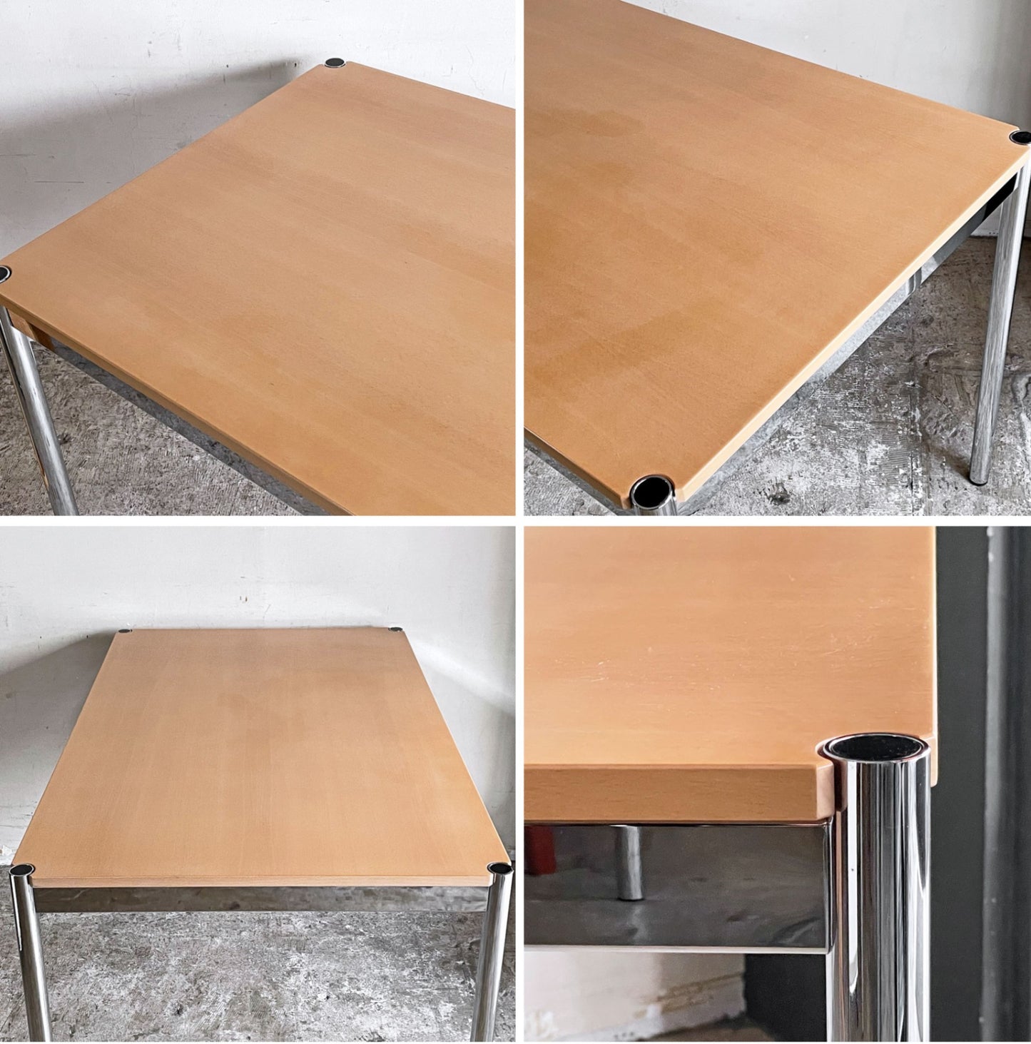 USMハラー USM Haller モジュラーファニチャー Modular Furniture ハラーテーブル ワークデスク ナチュラル ビーチ材 天板 ■