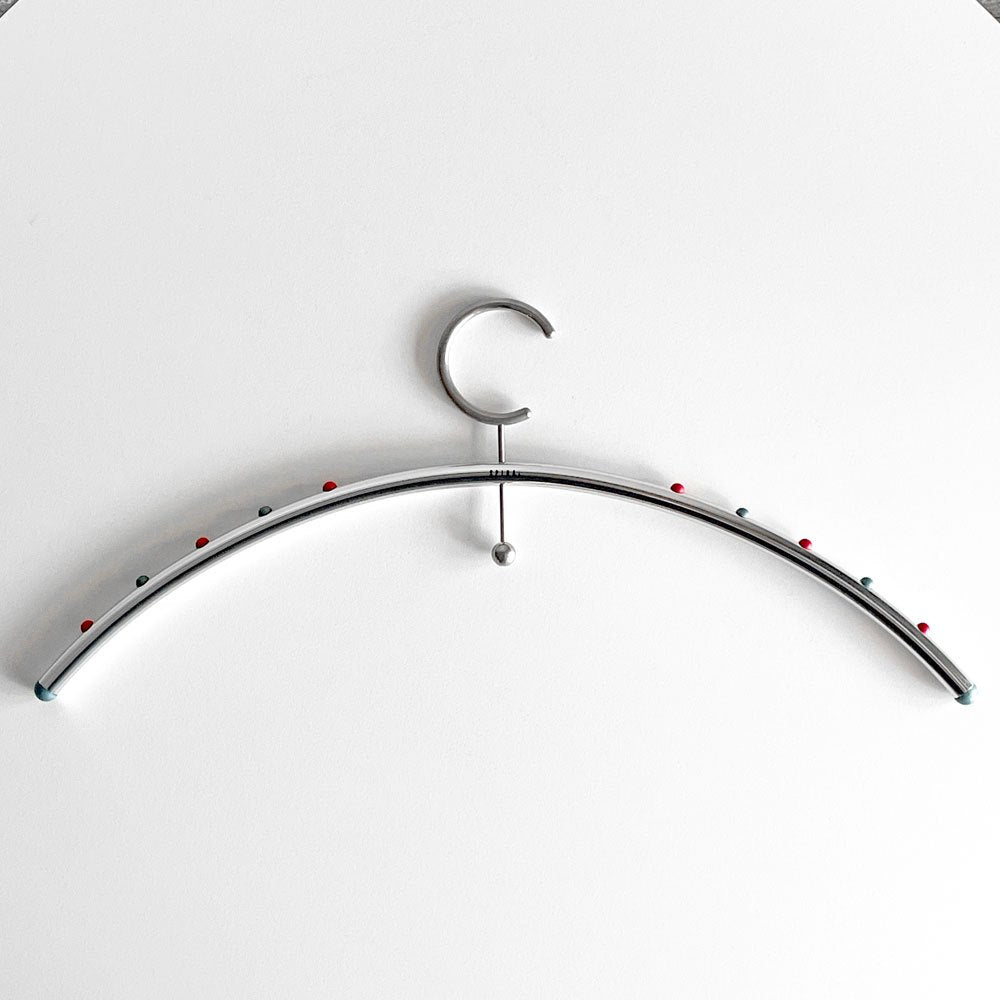倉俣史朗 Shiro Kuramata アルミ二オ ALUMINIO ハンガー SPIRAL製 ポストモダン 廃番 希少 B ■