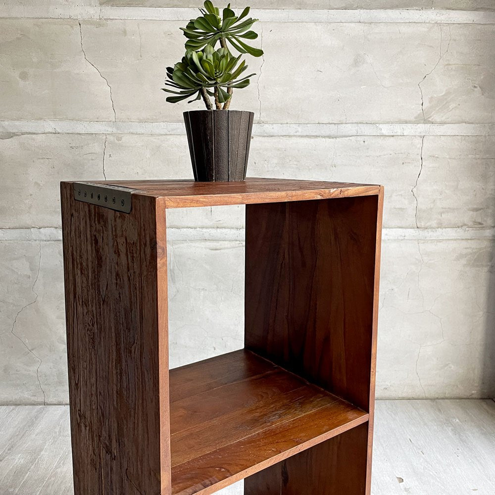 アクメ ファニチャー ACME furniture ディーボディ d-Bodhi トロイ TROY S オープンシェルフ 2段 チーク古材 インダストリアルテイスト B  ♪