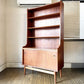 ボーンホルムス・モーベルファブリック Bornholms Mobelfabrik チーク材 ブックシェルフ 4段 本棚 飾り棚 H182cm ヨハネス・ソース デンマーク 北欧ビンテージ ◎