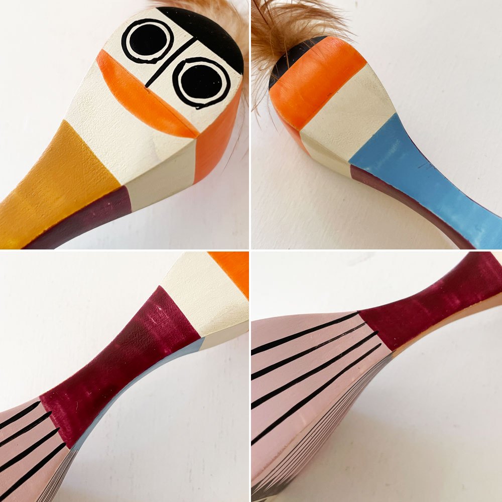 ヴィトラ vitra. ウッデンドール Wooden Dolls No.1 木製オブジェ モミ材 H19cm ハンドクラフト アレキサンダー・ジラード 定価￥22,000- ◎