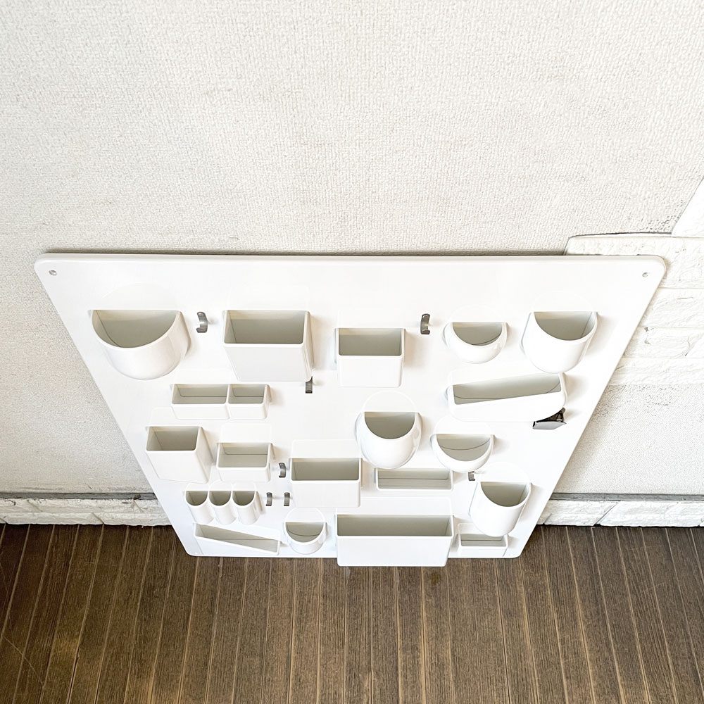 ヴィトラ Vitra ウーテンシロ1 Uten.Silo I ホワイト ウォールポケット 壁掛け収納 インゴ・マウラー & ドロシー・ベッカー 現行定価￥55,000- ◎