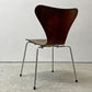 フリッツハンセン Fritz Hansen セブンチェア チーク材 アルネ・ヤコブセン ビンテージ 北欧家具 デンマーク ●