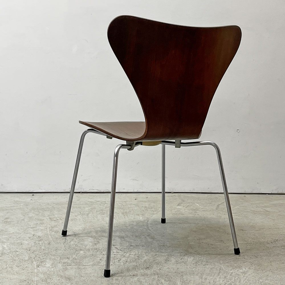 フリッツハンセン Fritz Hansen セブンチェア チーク材 アルネ・ヤコブセン ビンテージ 北欧家具 デンマーク ●