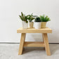 東屋 アヅマヤ 風呂椅子 スツール 檜材 ミニテーブル 飾り棚 花台 ディスプレイ リビングモチーフ LIVING MOTIF 取扱い 定価25,300円 ●
