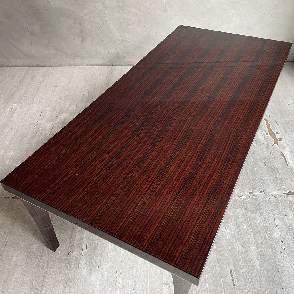 松創 MATSUSO ジン JIN センターテーブル ローテーブル 黒檀 エボニー材 鏡面仕上げ 和モダン ♪