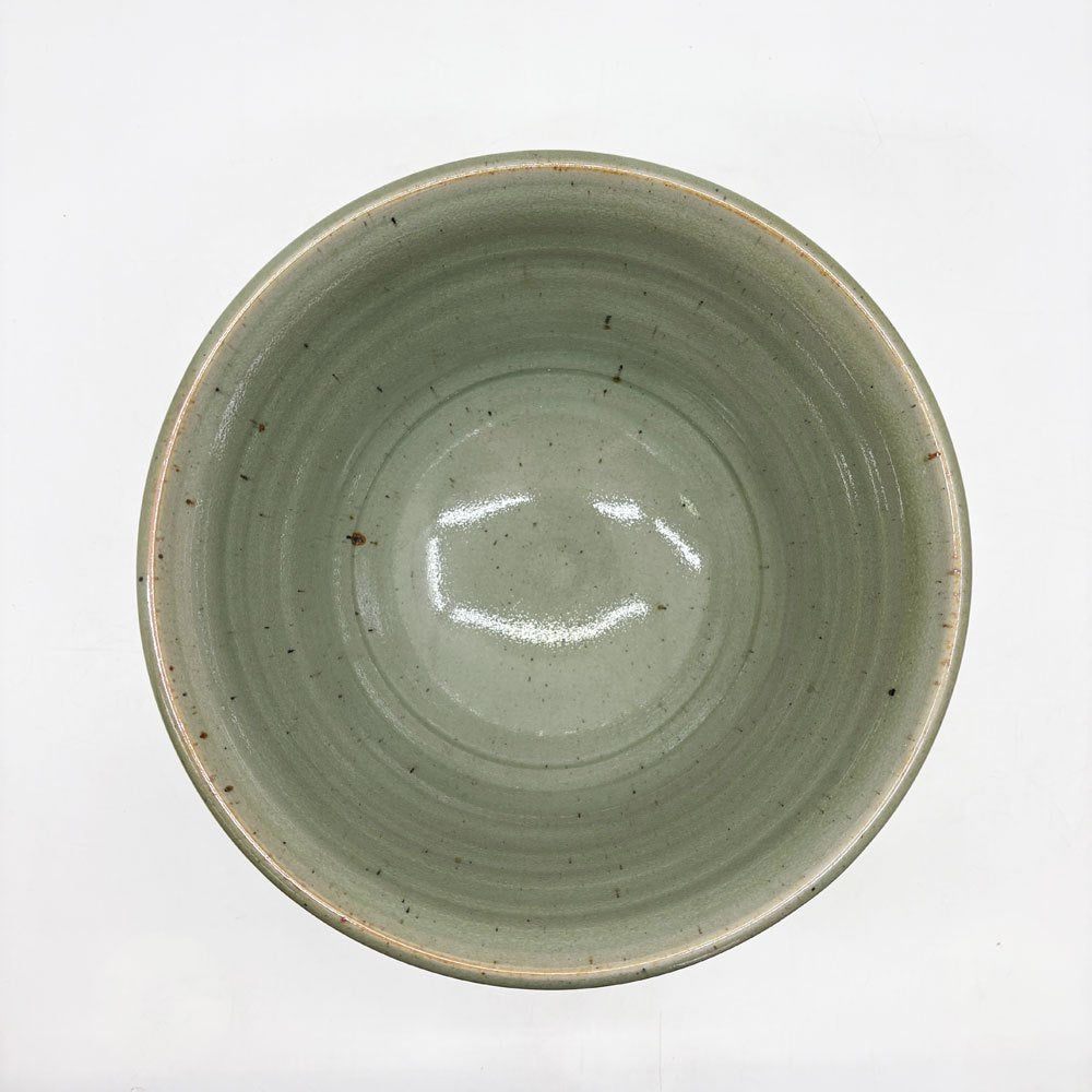 マルガレーテンヘーエ Keramische Werkstatt Margaretenhohe ボウル 丼 グリーン系 ろくろ目 李英才 現代作家 艶あり B ●