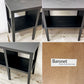 クレイト＆バレル Crate&Barrel バロネット Baronet コンソールシェルフ 収納棚 W152.5cm USA 米国 モダンデザイン ●