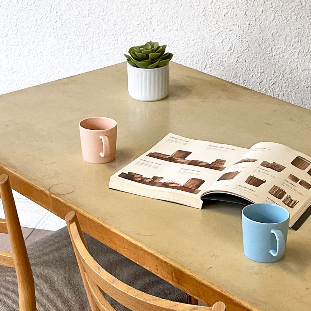 アルテック artek ビンテージ 81A ダイニングテーブル リノリウムトップ アルヴァ・アアルト Alvar Aalto フィンランド 北欧家具 ◇