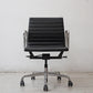 ハーマンミラー Herman Miller イームズアルミナムグループチェア マネージメントチェア アルミバフベース ガス圧昇降仕様 5本脚 キャスタータイプ 本革 イームズ F ●