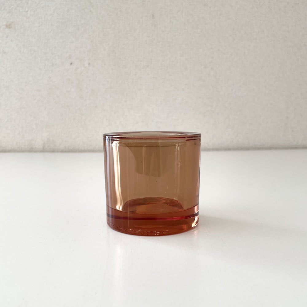イッタラ iittala マリメッコ marimekko キビ kivi キャンドルホルダー ローズオリーブ 60mm 箱付 ヘイッキ・オルヴォラ フィンランド 廃番カラー ◎