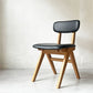 ドアーズリビングプロダクツ DOORS LIVING PRODUCTS ボシー BOTHY Mountain Leg Chair ダイニングチェア PVCレザー オーク無垢材 コンパスレッグ A ★