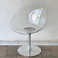 カルテル Kartell エロエス ERO S ダイニングチェア クリスタル 1本脚 回転式 フィリップスタルク Philippe Starck スペースエイジ イタリアンモダン 廃番仕様 ◇