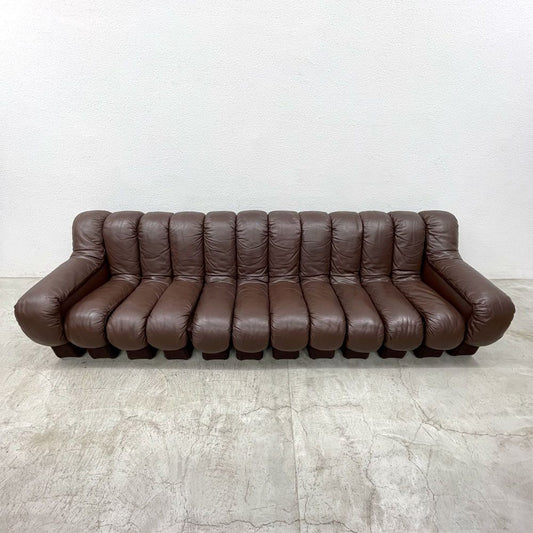 デセデ de Sede DS-600 スネークソファ Snake Sofa 12ピース 本革 レザー スイス ビンテージ モビリア mobilia IDC大塚 取扱 スペースエイジ ミッドセンチュリー 〓