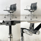 ハーマンミラー Herman Miller アルミナムグループ マネジメントチェア 本革 ブラック 5本脚 キャスター付 C&R イームズ ●