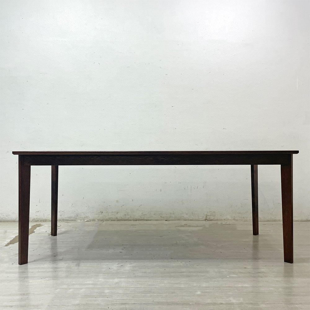 スタンダードトレード STANDARD TRADE DNT-03C ダイニングテーブル オーク材 ダークブラウン W180cm ●